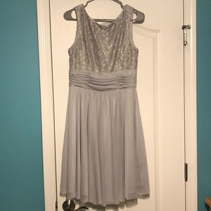 Silver Formal Dress